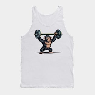 monkey at gym Tank Top